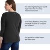 Care+Wear Women’s Long-Sleeve Chest Port Access Shirt – Women’s Long-Sleeve Shirt with Port Access for Central Line