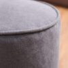 DASHADAO Round Solid Color Pouf Ottoman,Removable Stuffed Floor Cushion,Cotton Meditation Cushion Yoga Pillow,Soft Foot Rest Foot Stool,Kids Bean Bag Living Bedroom(Size:40x40x30cm(16x16x12