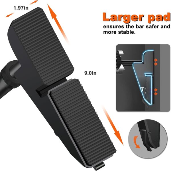 FICTOR Door Pull up Bar for Doorway, Strength Training Equipment, Adjustable Door Frame, Non-slip Chin up Bar for Home Gym, with No Screw Installation