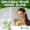 LaPura Organic Celery Powder Detox Cleanse - Fresh Celery Juice Powder to Support Gut Health & Naturally Detox - Cleanse & Detoxify, Antioxidant Just Celery Organic 30 Servings, 6.35 Ounce