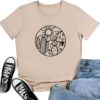 ROSEPARK Women Cute Graphic T-Shirts Summer Tees