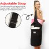 Yoga Mat Bag, Durable Canvas Yoga Mat Carrier Bag with Adjustable Strap & Inside Zipper Pocket, Large Capacity Yoga Bag for Gym, Pilates, Beach, Travel, and Everyday Use