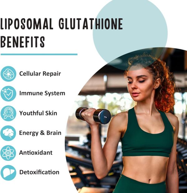 2400 MG Liposomal Glutathione Softgels, Max Absorption, Active Form L-Glutathione Reduced (GSH), with Hyaluronic Acid, Resveratrol, Master Antioxidants for Detox, Brain, Immune System, 240 Softgels