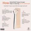 71I4ReyEBfL._SL1500_.jpg MasterMedi Tongue Scraper for Adults, 100% Stainless Steel Tongue Scrubber for Bad Breath, Easy to Use, Tongue Cleaner for Oral Care & Hygiene (SPTC-1|with Case)