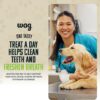 Amazon Brand - Wag Dental Dog Treats to Help Clean Teeth & Freshen Breath - Medium, Unflavored, 36 Count (Pack of 1)