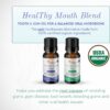 OraWellness Healthy Mouth Blend Organic Toothpaste & Mouthwash Alternative Tooth Oil, Natural Mouth Rinse for Healthy Teeth & Gums for Women, Men and Kids, Pack of 3