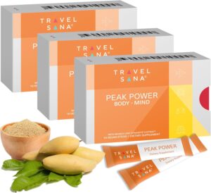 Performance Enhancer |Boosts Energy, Focus & Cognitive Function |Caffeine-Free |Supports Mental Clarity & Well-Being |Mango Leaf Extract (Zynamite) |Fast-Acting |10 Sticks (Pack of 3)