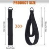 TOBWOLF 2PCS Pilates Straps, Pilates Double Loop Straps for Reformer, Fitness D-Ring Straps Double Loops Padded, Pilates Equipment D-Ring Exercise Straps Yoga Exercise Accessories for Home Gym Workout