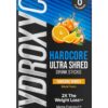 Hydroxycut Hardcore Ultra Shred Drink Sticks, Tangerine Mimosa - 20 Packets - Zero Sugar or Calories - Includes Paraxanthine & B Vitamins - for Women & Men
