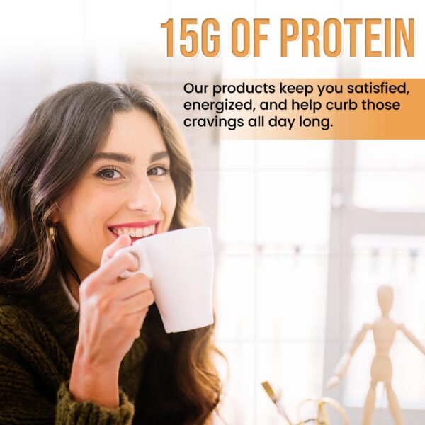 ProtiWise High Protein Diet Drink Mix | Cappuccino | Meal Replacement for Weight Loss and Hunger Control | 15 grams Protein, Low Calorie, Low Fat, Sugar-Free, Keto Friendly| 7/Box