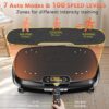 Vibration Plate Exercise Machine DamKee Vibration Plate for Lymphatic Drainage Vibration Plates for Weight Loss Workout Equipment Home Gym Full Body Vibrating Plate
