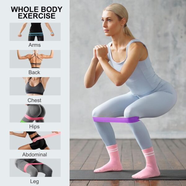 Pilates Ball Resistance Bands Pilates Socks Sets, Loop Exercise Bands 5 Levels, Small Pilates Ball 9 Inch, Non Slip Socks Grips Yoga Kit for Home Workouts