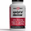 HEALTH DIRECT Sculpt n' Cleanse - Herbal Colon Cleanse for Digestive Health & Regularity - Natural Detox & Gut Flush Supplement - Weight Management Support - 50 Veggie Capsules