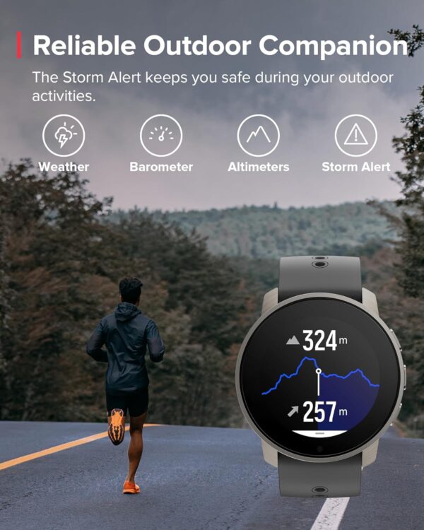 SUUNTO 9 Peak Pro GPS Sports Watch, Up to 30 Days Long Battery Life, 95+ Multisport Watch w/Training Workout Analysis,Advanced Health & Recovery Support, Wrist Heart-Rate Measurement, Titanium Slate