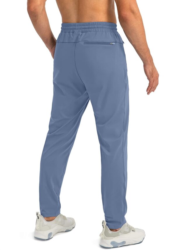 G Gradual Men's Sweatpants with Zipper Pockets Tapered Joggers for Men Athletic Pants for Workout, Jogging, Running