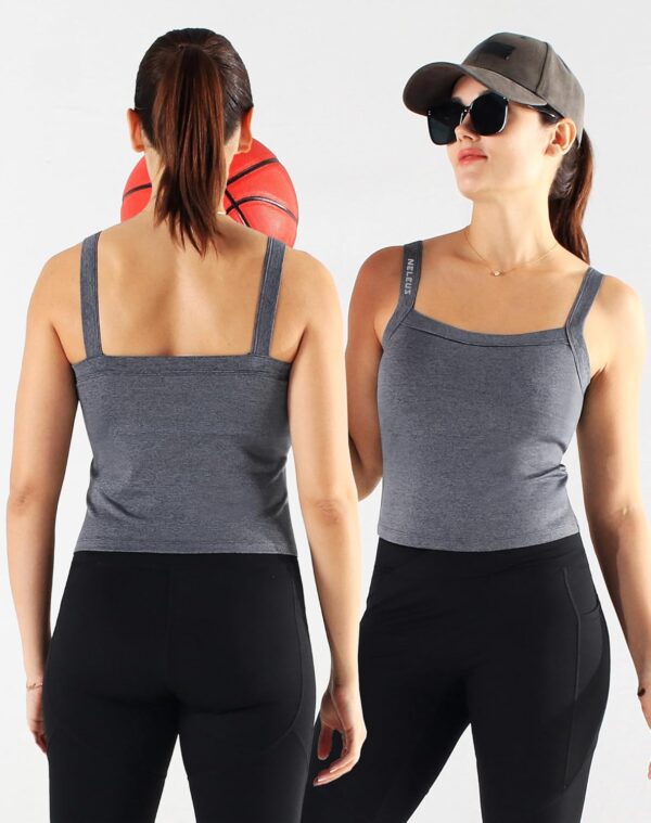 NELEUS Women's 3 Pack Athletic Compression Tank Top with Sport Bra Running Shirt