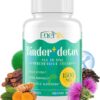 15-in-1 Detox Binder, Activated Charcoal, Zeolite & Bentonite Clay, Chlorella, 1500 MG Supplement Maximum Absorbent, Liver Gut Digestive Toxin Detox Cleanse, 90 Vegan Capsules