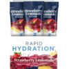 Ancient Nutrition Rapid Hydration Powder, Strawberry Lemonade, Electrolytes from Natural Sea Salts and Red Marine Algae, Supports Rapid Body Hydration and Cellular Health, 15 Servings