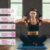 Syhood Pilates Ring 11.81 Inch Pilates Circle Yoga Ring Magic Lightweight Flexible Workout Equipment for Fitness Physical Therapy Resistance Exercise Arms Legs