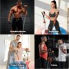 Resistance Bands, Heavy Exercise Bands with Handles, Fitness Bands for Working Out, Workout Bands for Men and Women, Weight Bands Set for Muscle Training, Strength, Yoga, Home Gym Equipment