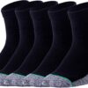 Kodal Copper Infused Quarter Socks Improve Foot Health Odor Control with Moisture Wicking Durable Comfortable Fit (4/5 Pairs)