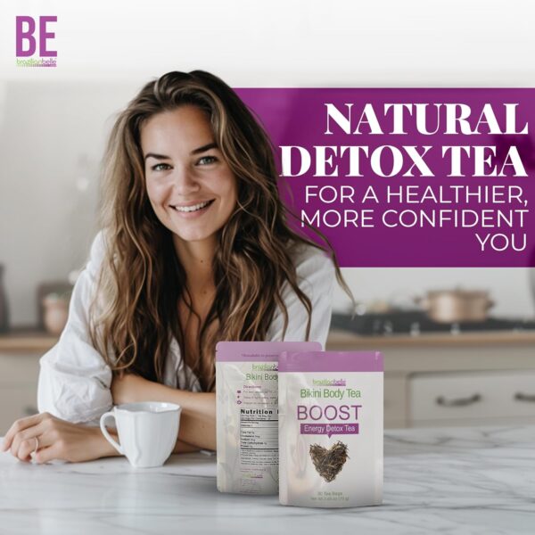 Bikini Body Slimming Detox Tea - Laxative-Free Colon Cleanse Tea to Support a Healthy Weight - Gentle Cleansing Detox Tea for Belly Bloating Relief. All Natural Herbal Tea Blend (30 ct)