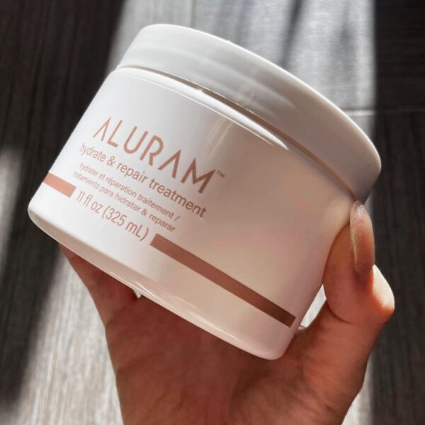 Aluram Hydrate & Repair Hair Treatment, Intense Moisture Infusion, Clean Hydration Boost for All Hair Types,11 Fl Oz