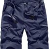 Quick Dry Hiking Shorts Men's Cargo Casual Outdoor 4-Way Stretchy Lightweight Summer Short with Multi Pockets 30-46 (No Belt)