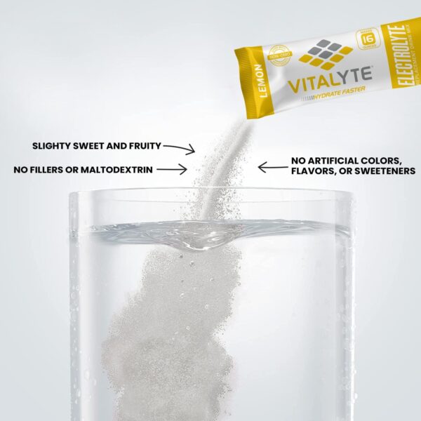 Vitalyte Electrolytes Packets Isotonic Sports Drink | Electrolytes Powder Packets Sports Nutrition Electrolyte Replacement Drinks Dehydration Relief Packets