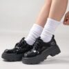 Grip Pilates Socks for Women, Yoga Slouch Socks with Grip for Barre Workout Hospital Long Scrunch Slipper Socks