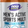 NOW Foods Sports Nutrition, Men's Extreme Sports Multi with Free-Form Amino Acids, ZMA®, Tribulus, MCT Oil, and Herbal Extracts, 180 Softgels