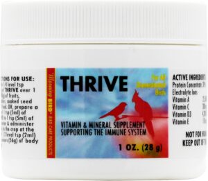 Morning Bird Thrive, Nutritious Energy Supplement with Minerals, Vitamins, Amino Acids, Electrolytes, and Protein, 1 oz