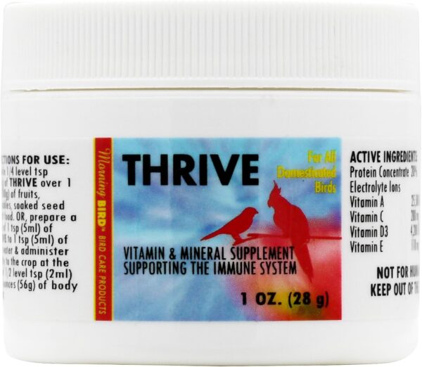 Morning Bird Thrive, Nutritious Energy Supplement with Minerals, Vitamins, Amino Acids, Electrolytes, and Protein, 1 oz