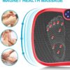 AXV Vibration Plate Fitness Platform Exercise Machine Vibrating Lymphatic Drainage Shaking Full Body Shaker Workout Vibrate Stand Shake Board Sport Gym for Weight Loss Fat Burner for Women Men