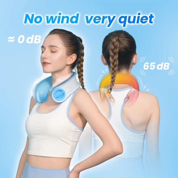 samply OutCool U-Flex Cooling Pack, Ice-fillable Portable Neck Cooler, Needless Hand Held, Cold Neck Wraps for Outdoor Sports, Travel, Camping, for Mother's and Father's Birthday, Berry Pink