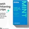 Zimba Coconut Flavored Teeth Whitening Strips | Vegan, Enamel Safe Hydrogen Peroxide Teeth Whitener for Coffee, Wine, Tobacco, and Other Stains | 14 Day Treatment | Coconut