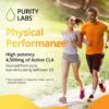 Purity Labs CLA Supplements 4500MG - Non-GMO Safflower Oil - Supports Energy, Weight Loss, Heart Health, and Muscle Health - 180 Soft gels