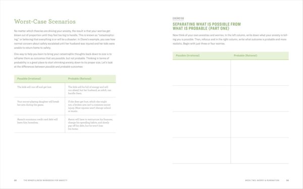 The Mindfulness Workbook for Anxiety: The 8-Week Solution to Help You Manage Anxiety, Worry & Stress
