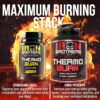 Iron Brothers Supplements Fat Burner - Hardcore Weight Loss Pills for Women & Men | Appetite Suppressant, Thermogenic Belly Fat Burner, Metabolism Booster | Weight Loss Supplement for Rapid Results