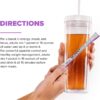 Zantrex SkinnyStix Energy Powder – Lose Weight, GLP-1, Appetite Suppressant, Boost Mood – 10 Calories – Yerba Mate, Coffee Bean – 30 Stix, Berry