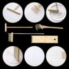 Zen Garden Kit for Office Desk, Japanese Meditation Decor Sand Art with Tray/Buddha Statue/Handmade Ceramic Lotus Incense Holder/Zen Accessories, Spiritual Gift for Women Men Yoga Mind Relaxation