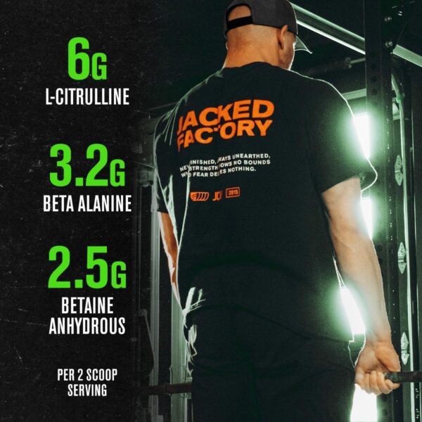 Jacked Factory NITROSURGE Pre Workout Supplement - Endless Energy, Instant Strength Gains, Clear Focus and Intense Pumps - NO Booster & Powerful Preworkout Energy Powder - 30 Servings, Watermelon