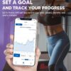 GE Smart Scale for Body Weight: 8-Electrode Digital Bathroom Scale for Weight Fat BMI Muscle Mass Full Body Composition Analyzer 27 Measurements Bluetooth Highly Accurate Weighing Machine, 400 lbs