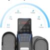 OLIXIS Under-Desk Elliptical Machine–Compact & Quiet Mini Pedal Exerciser with Adjustable Speed, LED Display, Portable Fitness Solution for Home or Office Workouts