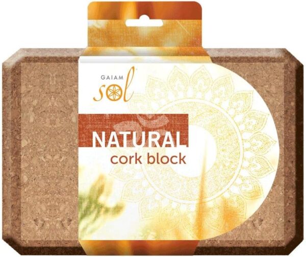 Gaiam Cork Yoga Brick