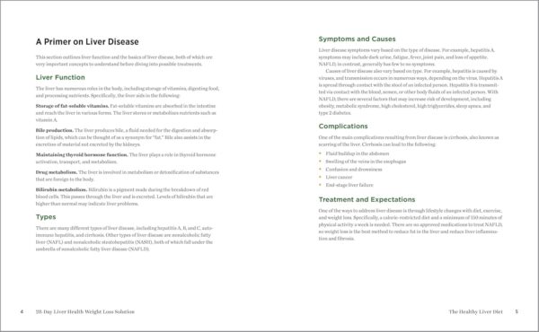 28-Day Liver Health Weight Loss Solution: Fight Fatty Liver Disease with Diet and Exercise