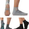Ozaiic Non Slip Socks Grip for Yoga Home Workout Pure Barre, Pilates, Hospital, Ideal Cushion Socks for Men and Women