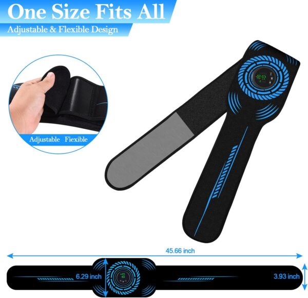 ABS Stimulator, Ab Machine, Abdominal Toning Belt Home Office Fitness Workout Equipment for Abdomen Ab Stimulator for Men and Women Blue
