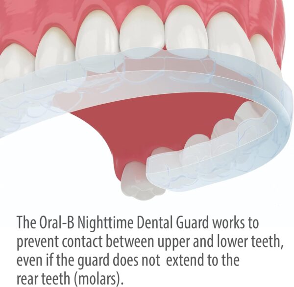 Oral-B Nighttime Dental Guard, Less Than 3-Minutes for Custom Teeth Grinding Protection with Scope Mint Flavor