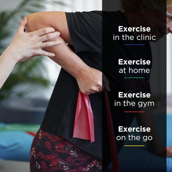 71LtDfGG8lL._SL1500_.jpg THERABAND Resistance Bands, 50 Yard Roll Professional Latex Elastic Band For Upper & Lower Body & Core Exercise, Physical Therapy, Pilates, At-Home Workouts, & Rehab, Red, Medium, Level 3